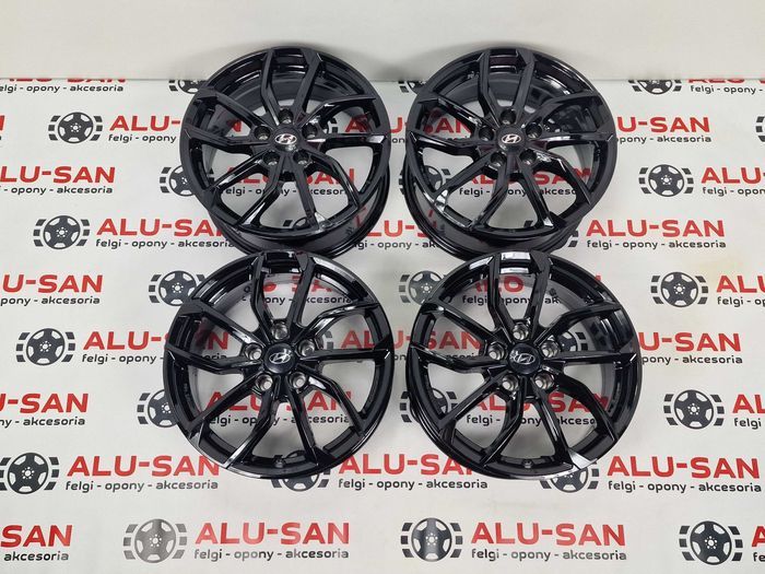NOWE alufelgi HYUNDAI 17" 5x114,3 Elantra I30 I40 Tucson -Czarny
