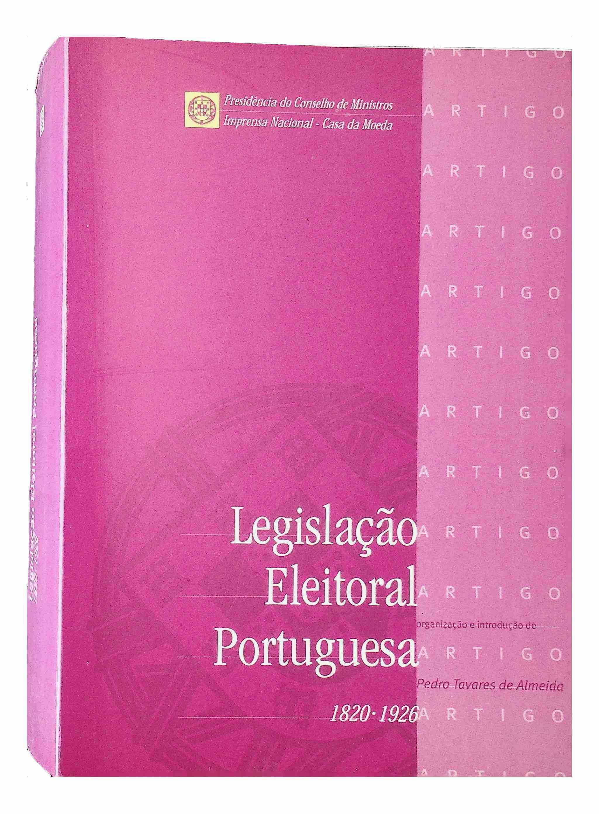 Legislação Eleitoral Portuguesa 1820 a 1926