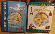 Książka Mój pierwszy atlas zwierząt i Mój pierwszy atlas geograficzny
