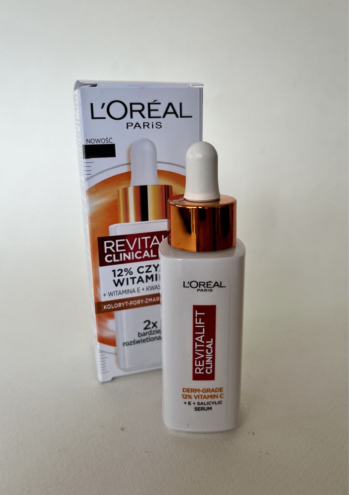 L’Oreal Revitalift Clinical serum 12% witaminy C E kwas salicylowy