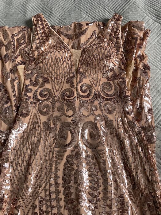 Sukienka nowa dluga cekiny rozm m