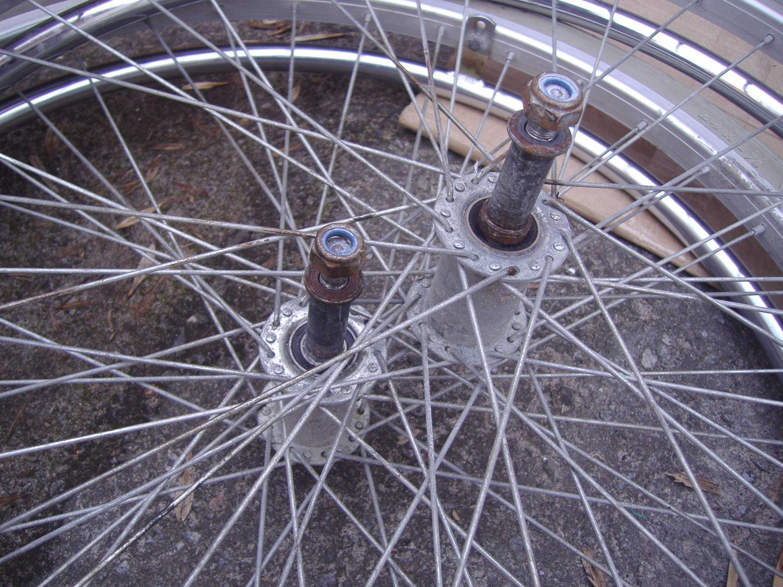Колесо 22"-24" на велоприцеп тележку тачку (диаметр 62см)
