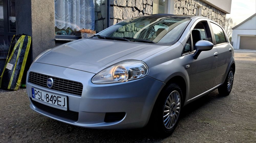 Fiat Grande Punto 1.4 8V-77km Skóra,klima,Panorama-Maxx