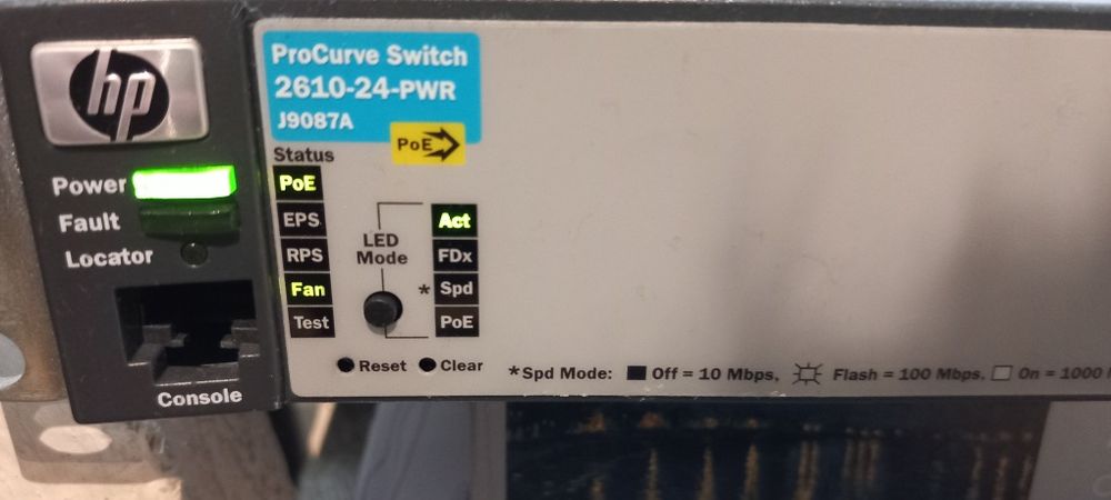 Switch HP PoE 24 portas