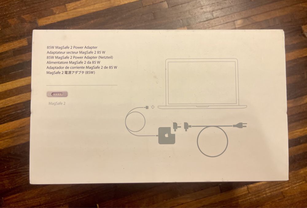 Apple A1424 85W zasilacz MagSafe 2 używany do MacBook Pro A1398 Air