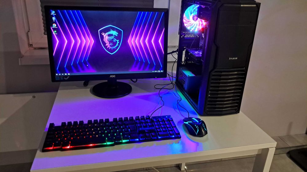 Zestaw Do Gier i5 4x3.4Ghz/GTX750-2GB/Ram-8GB/SSD/Monitor 22