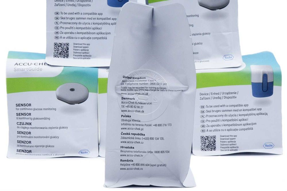 6 x Sensor – ACCU-CHEK SMARTGUIDE + Aplikator + Gazik + GRATIS
