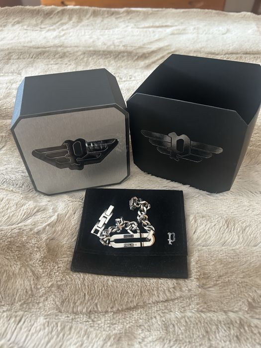 Pulseira Wristloop Police aço ajustável