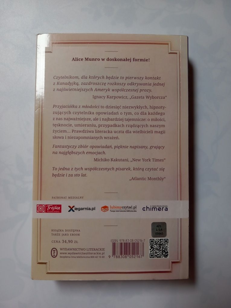 Alice Munro "Przyjaciółka z młodości"