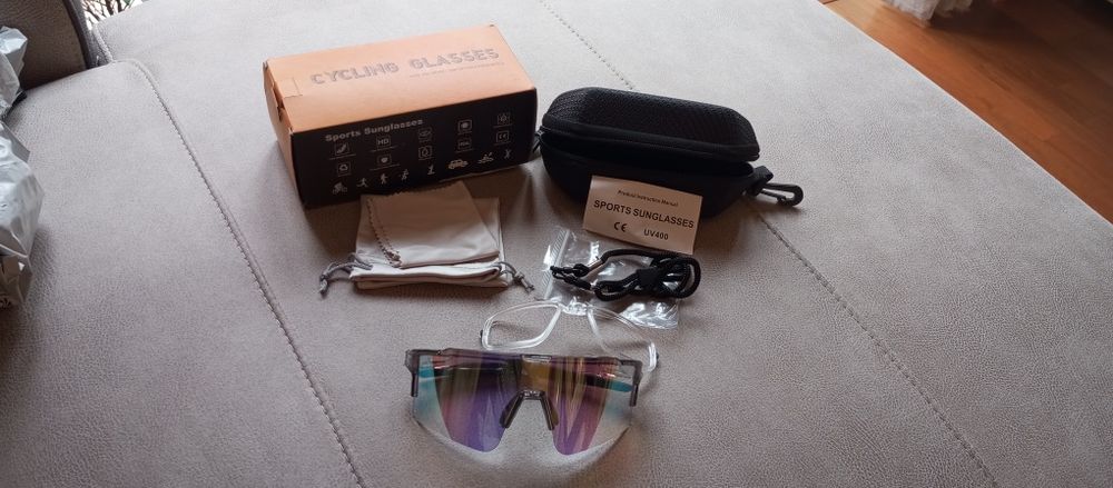 Óculos Ciclismo/Neve Xq550 Lente Policarbonato Uv400 Transparente