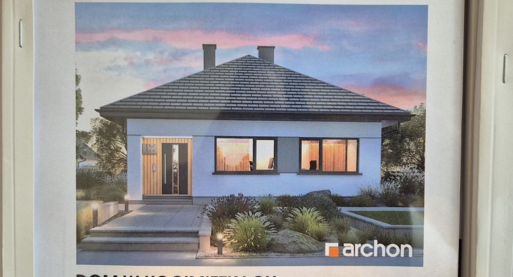 Dom w kocimiętkach. projekt domu archon