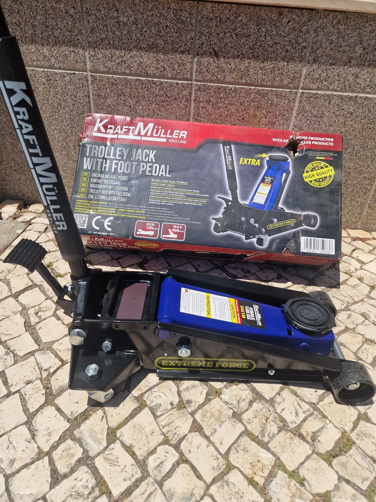 Macaco de 4 tonelada Hidraulico Baixo Perfil novo