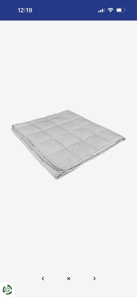 Тяжелое одеяло7кг GJENDETUNGA 135x200см