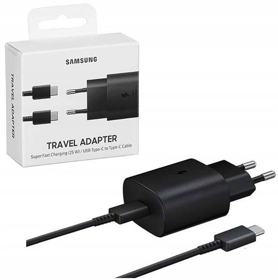 Ładowarka Samsung Fast Charge 25W + Kabel Usb C