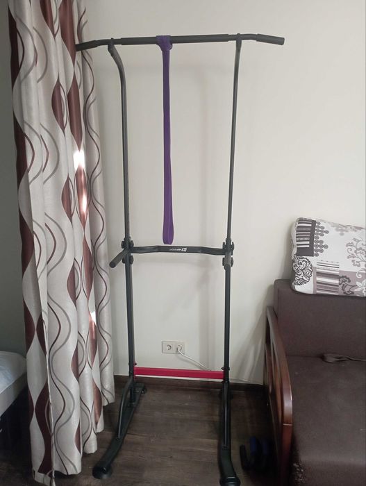 Силовая станция / турник и брусья + комплект резинок