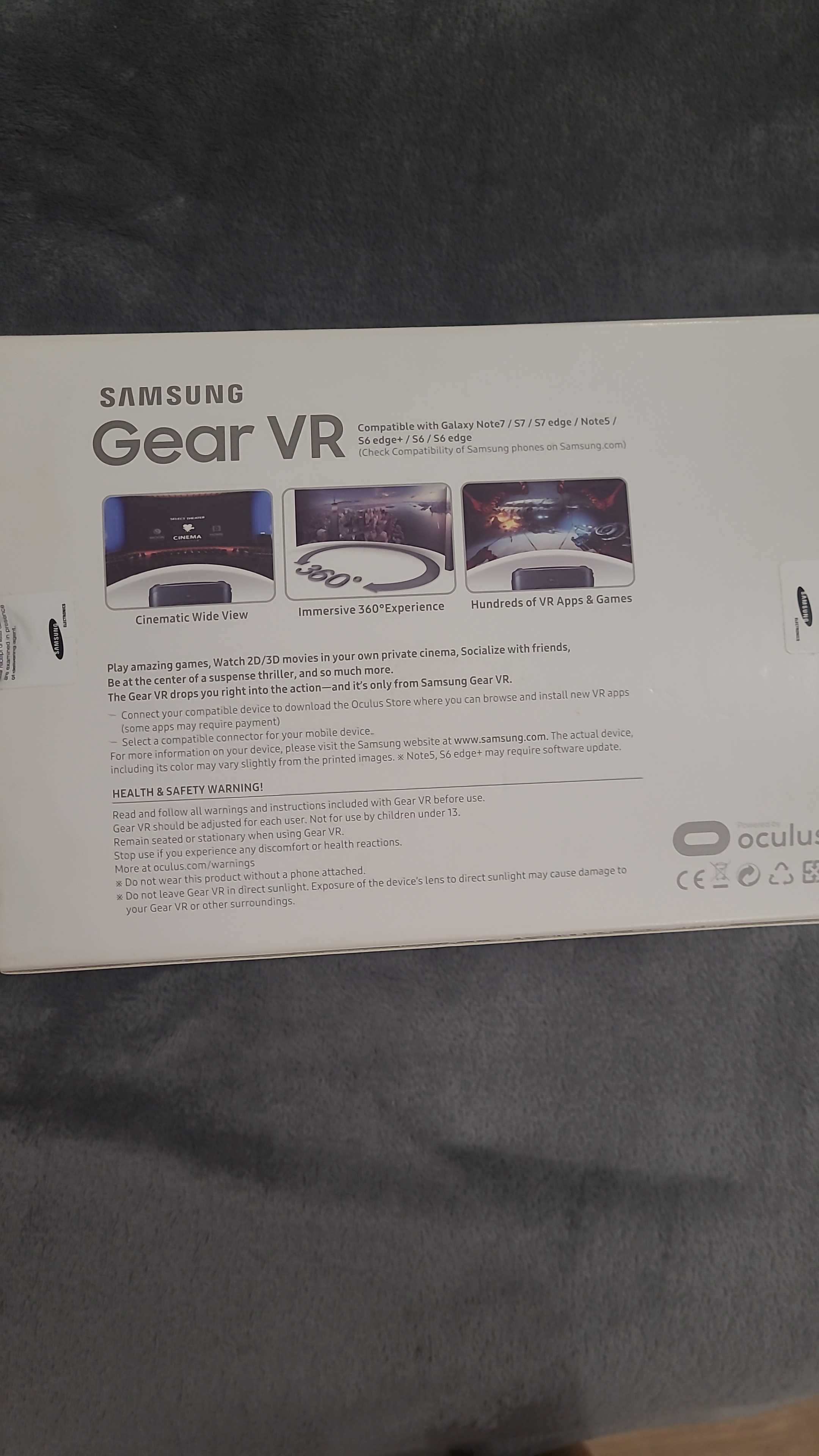 Óculos samsung vr