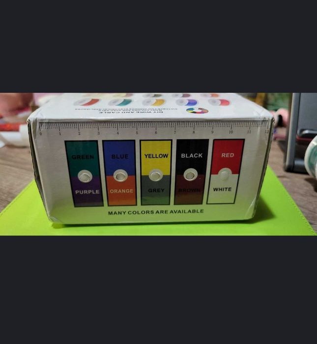 Провод 22 AWG в силиконовой изоляции медный луженый (5шт. по 10m)