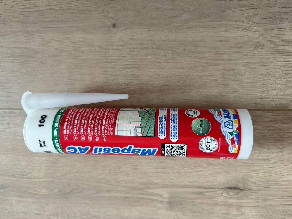 Silikon Mapei biały 100 nowy