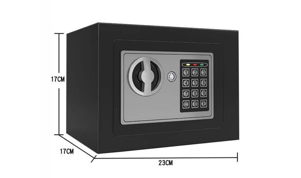 SEJF domowy kasetka 3KG zamek elektroniczny cyfrowy SZYFR