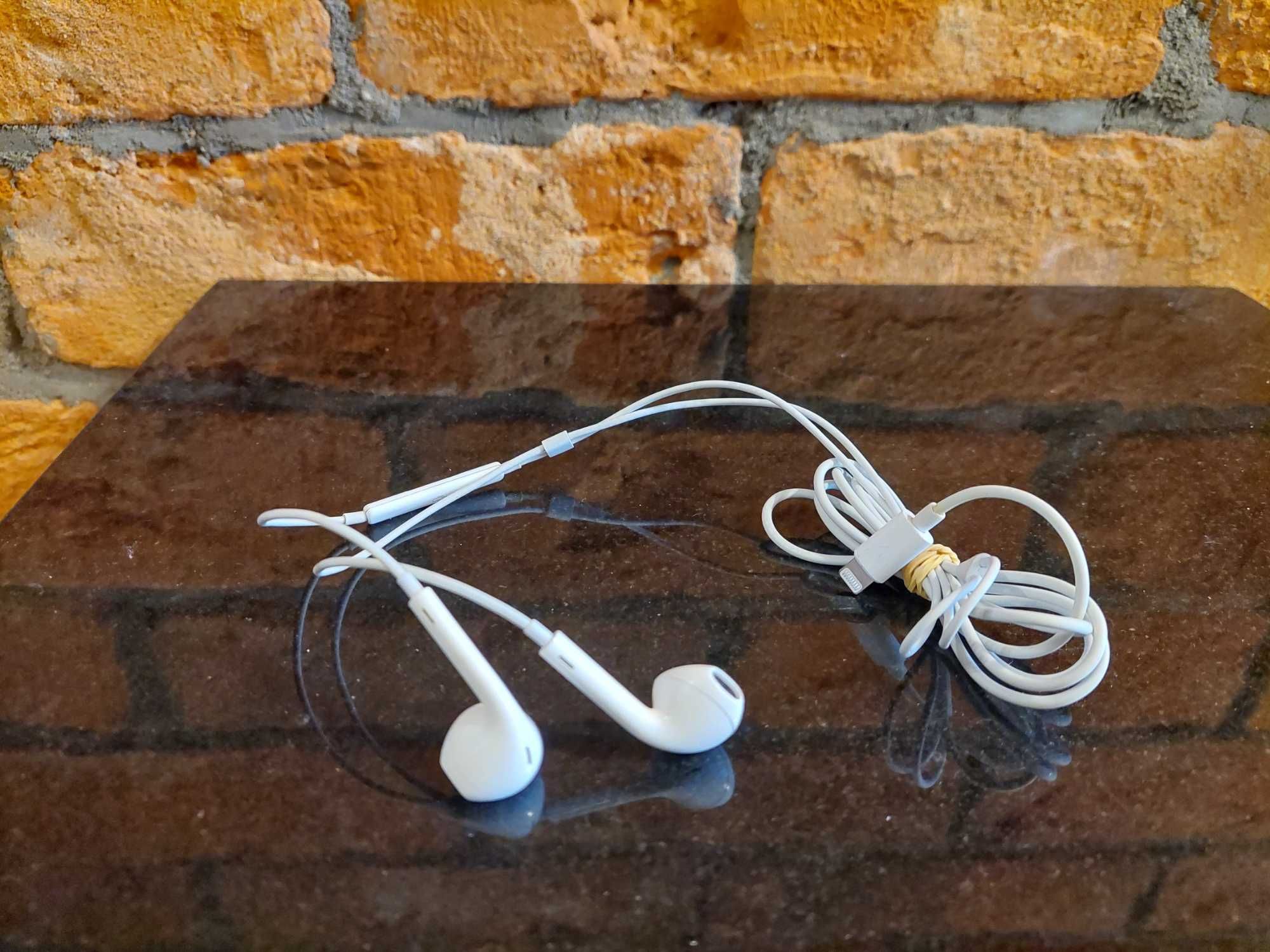 Słuchawki Apple iPhone EarPods Lightning pilot mikrofon orygi jak Nowe