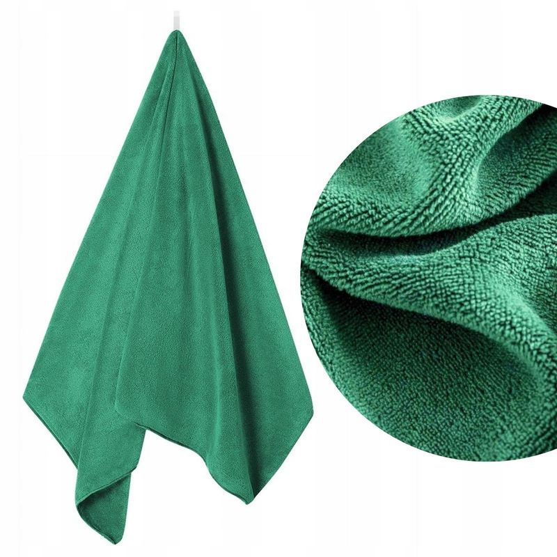 Ręcznik 70x140 Mikrofibra Chłonny Active Zielony