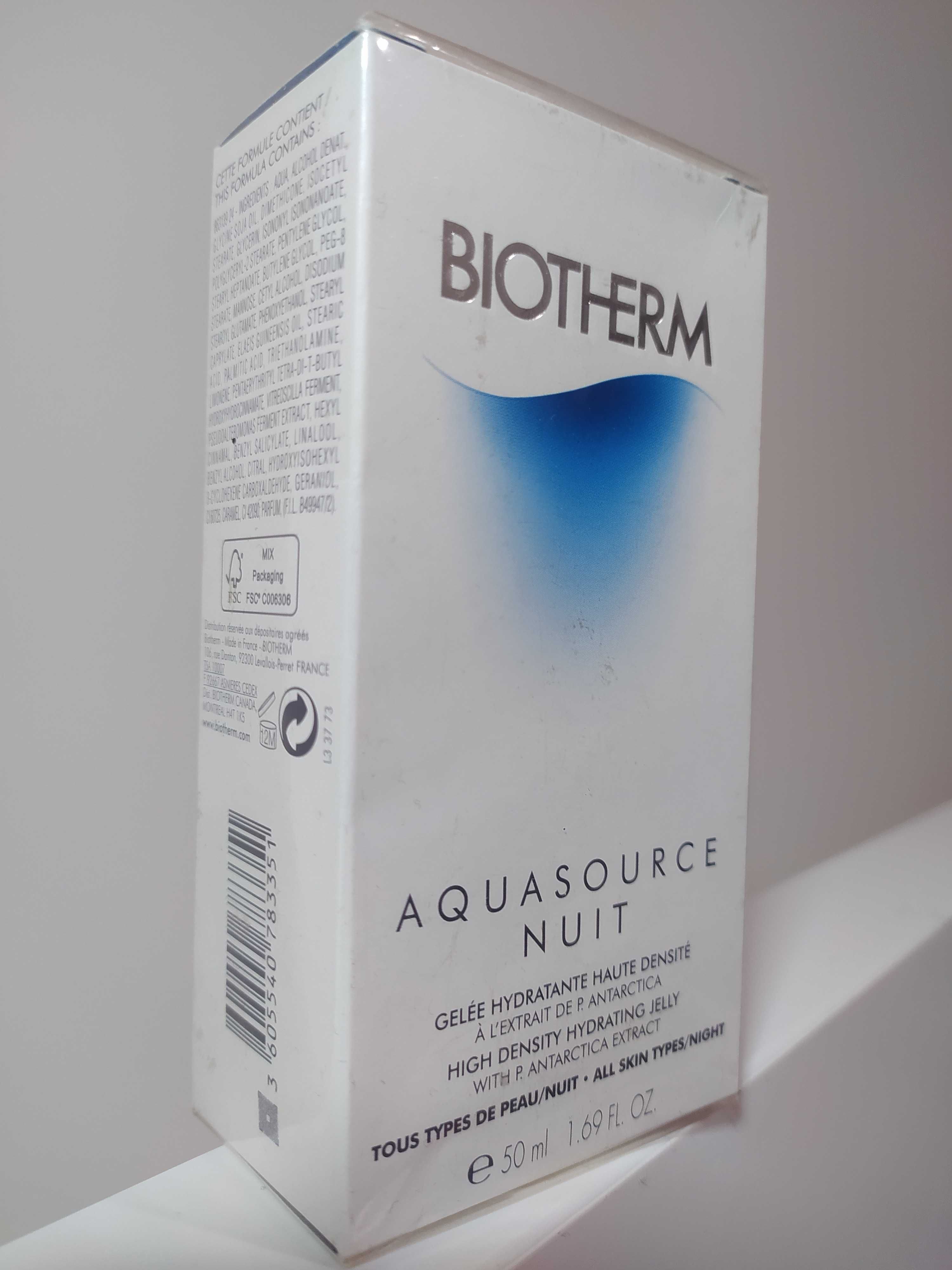 Biotherm Aquasource Nuit High Density Hydrating Jelly 50ml oryg.unikat