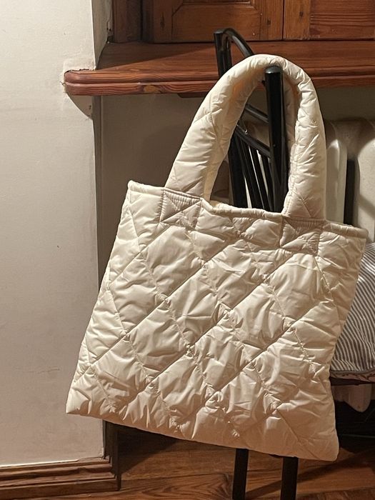 Сумочка шопер белая