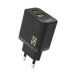 Ładowarka Dudao A26T GaN 25W USB-A, USB-C - czarna