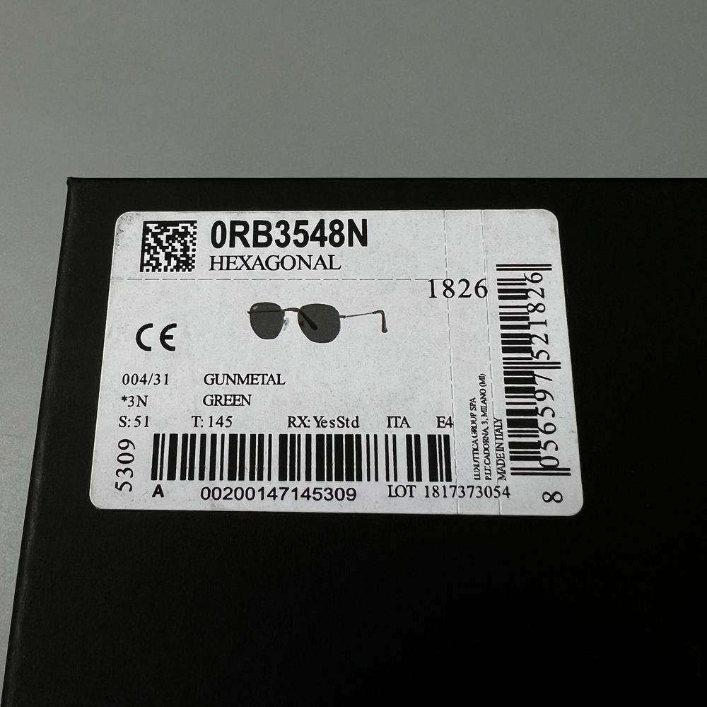 Ray Ban Hexagonal оригинал новые очки солнцезащитные (NEW) рей бен