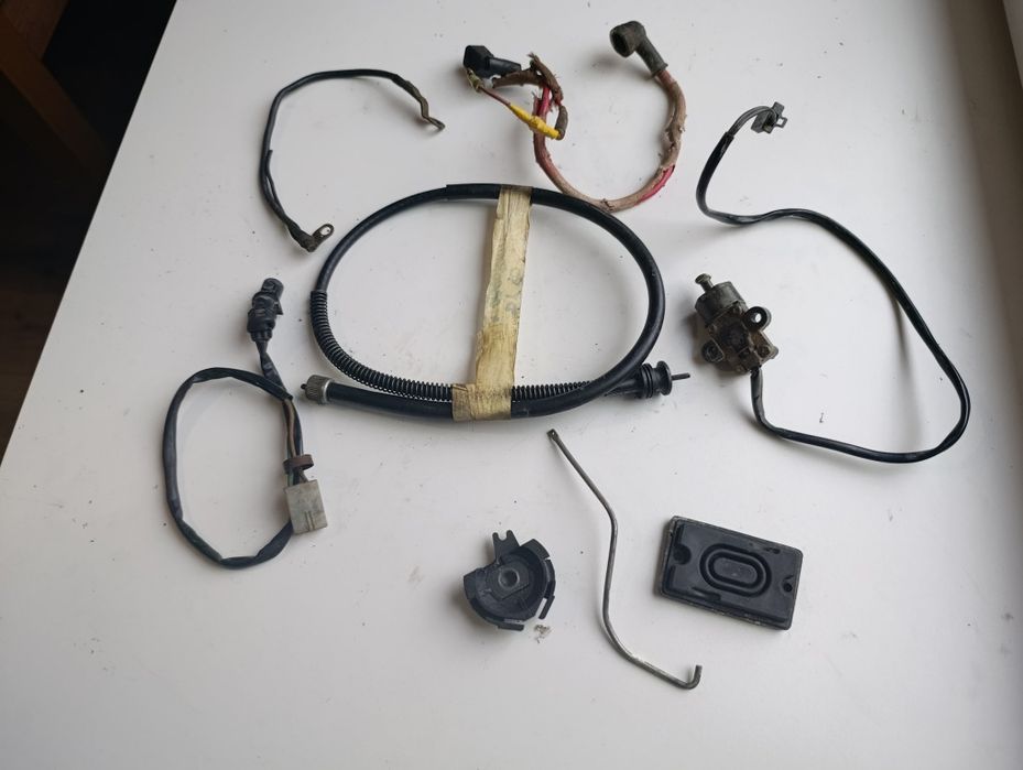 Zestaw Yamaha DT 125 TDR TZR 80 czujnik stopu przewód regulator A6 – 1