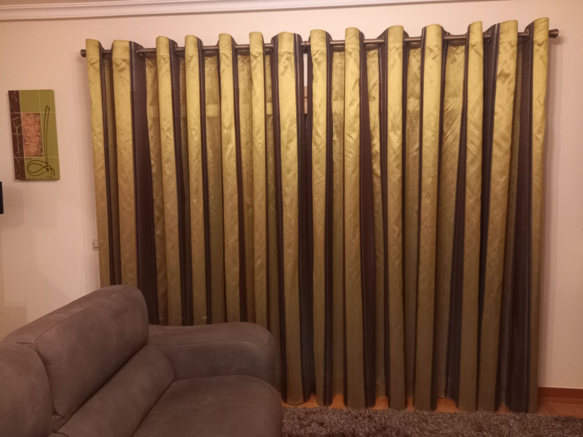 Cortinados de sala, completo