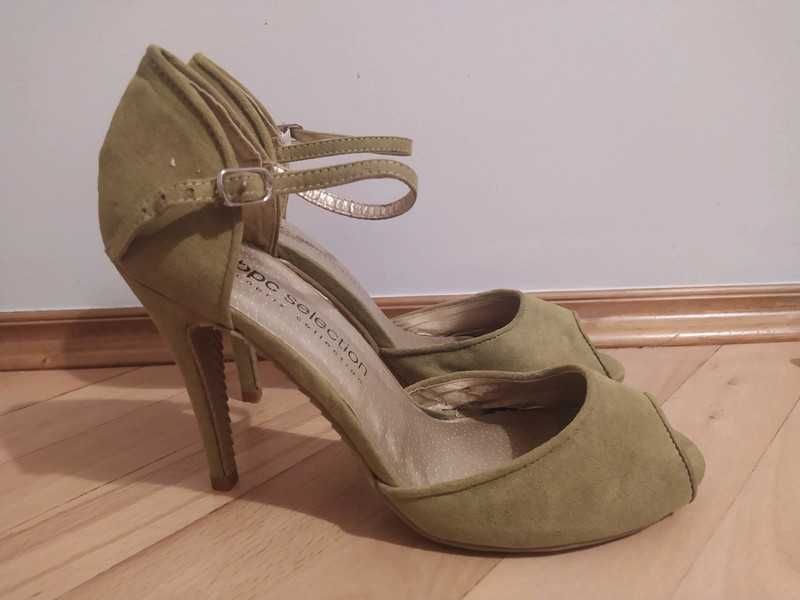 Zielone szpilki r. 39 Bonprix