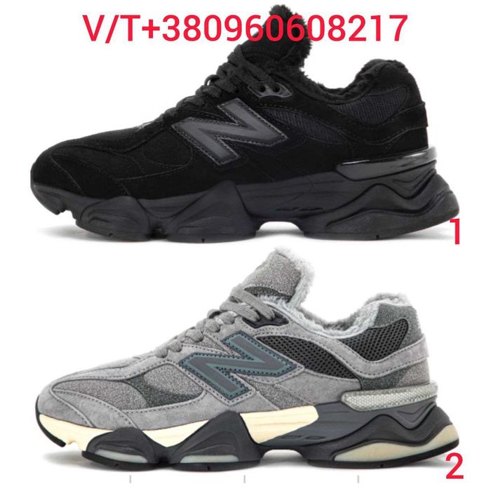Зимові Чоловічі Кросівки New Balance 9060 Хутро 40-45 (Без Предоплати)