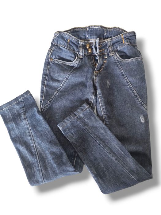 Lote Calças de ganga 3 peças, menina até 134cm