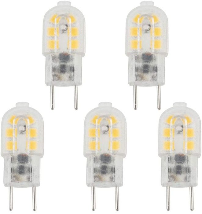 Lâmpadas LED 12v 3W NOVAS de casquilho G6/35 cor branco frio 6.000K