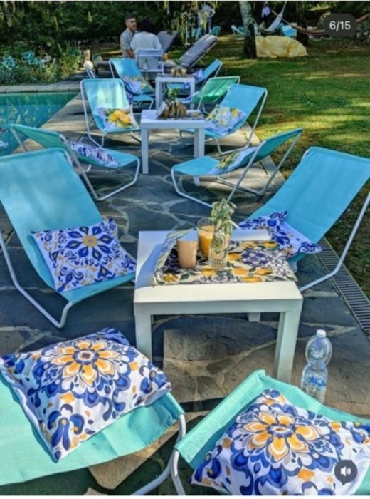 leżaki - krzesł ogrodowe