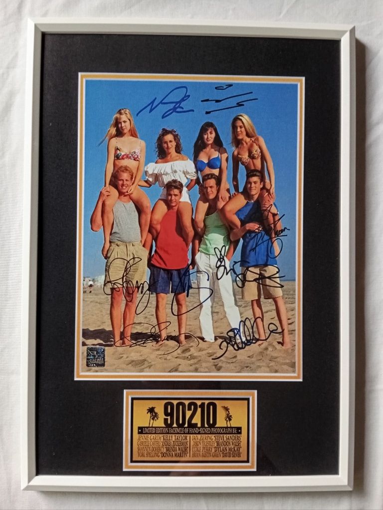 Moldura Filme Beverly Hills 90210 com Autógrafos (A4)