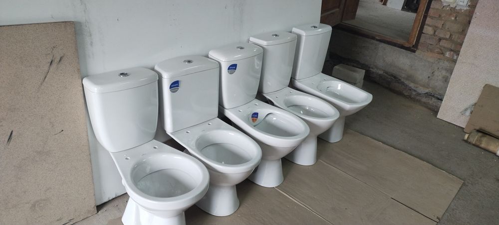 Унітази нові від 2650і ванни акрилові, церсаніт 70*170,  нові-4500