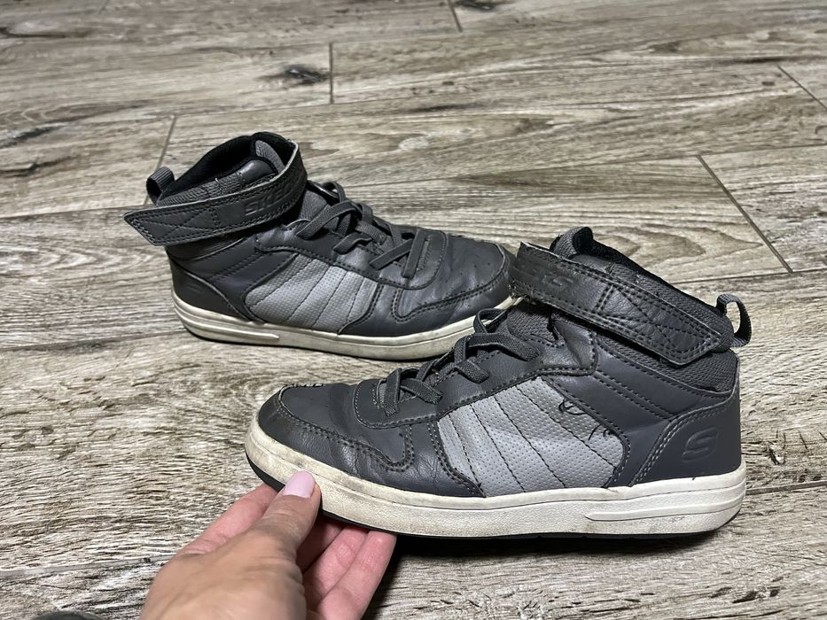 Осінні демісезонні черевики хайтопи skechers superfit ecco 32 33 20 21