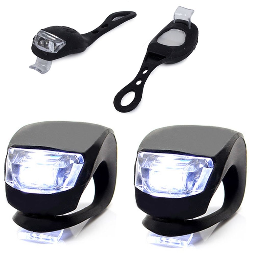 Oświetlenie rowerowe lampki 2 led przód rower 2szt wodoodporne