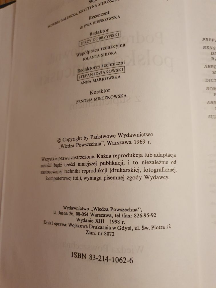 Podręczny słownik polsko-francuski