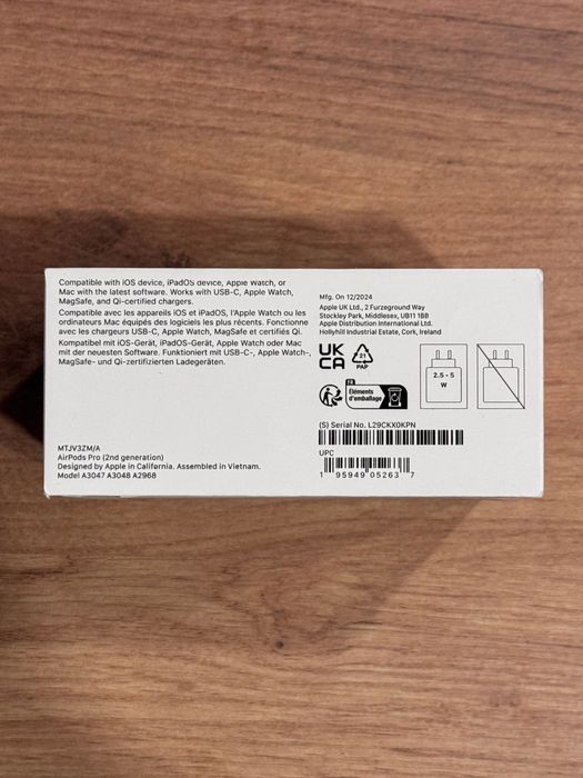 Apple AirPods Pro 2 (USB-C) – Nowe, MagSafe