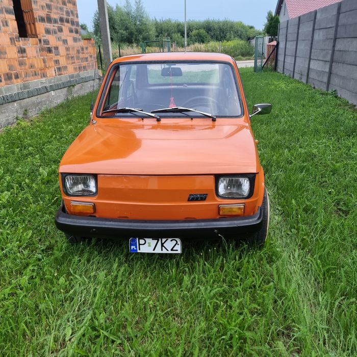 Samochód osobowy Orginał lakier Fiat 126p Pomarańczowy