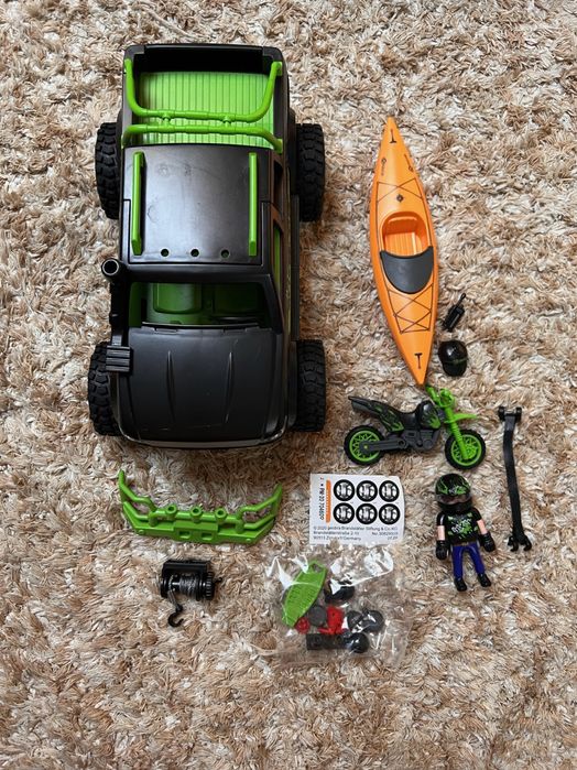 Playmobil 70460, Weekend Warrior, Auto Motor Kajak, nie Lego.