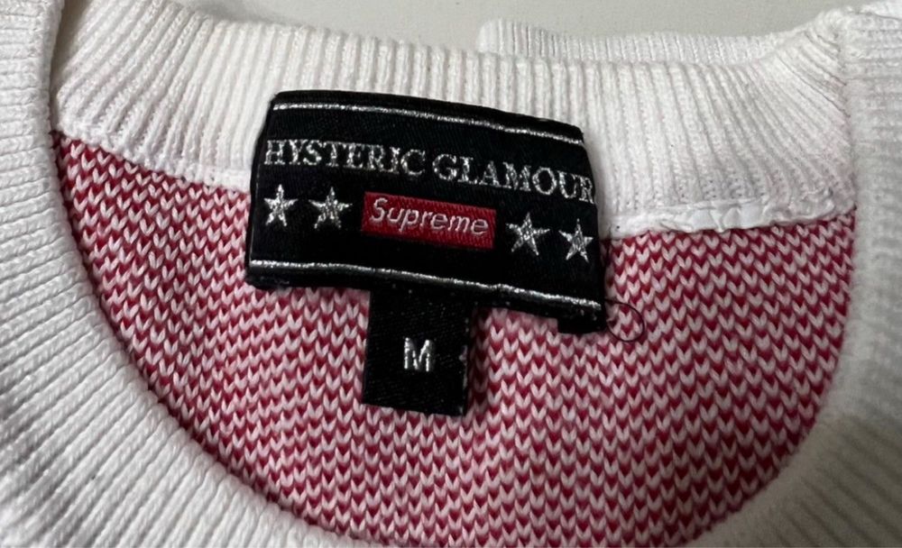 Supreme x Hysteric Glamour свитер суприм