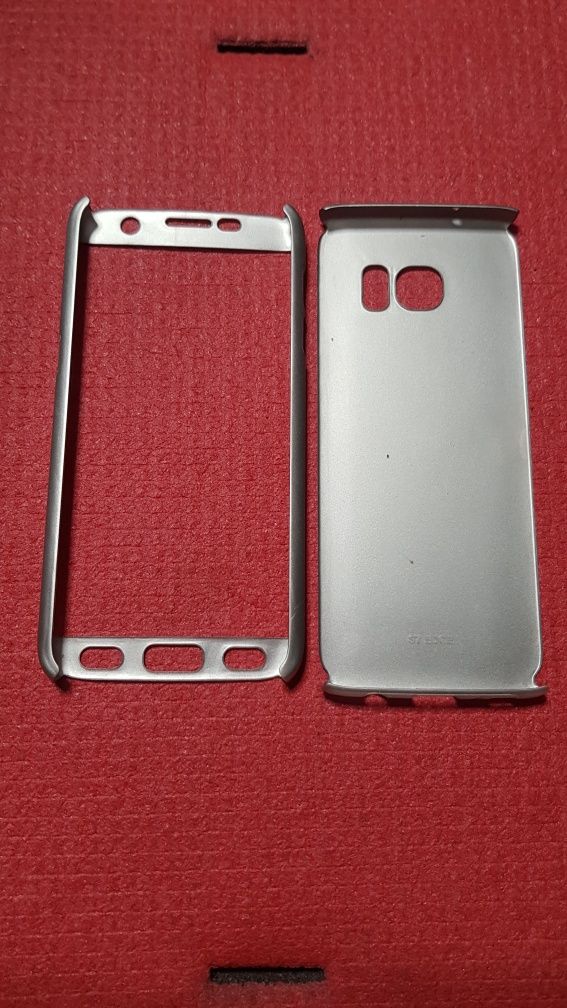 Samsung Galaxy S7 edge задняя крышка. Серебро. НОВАЯ