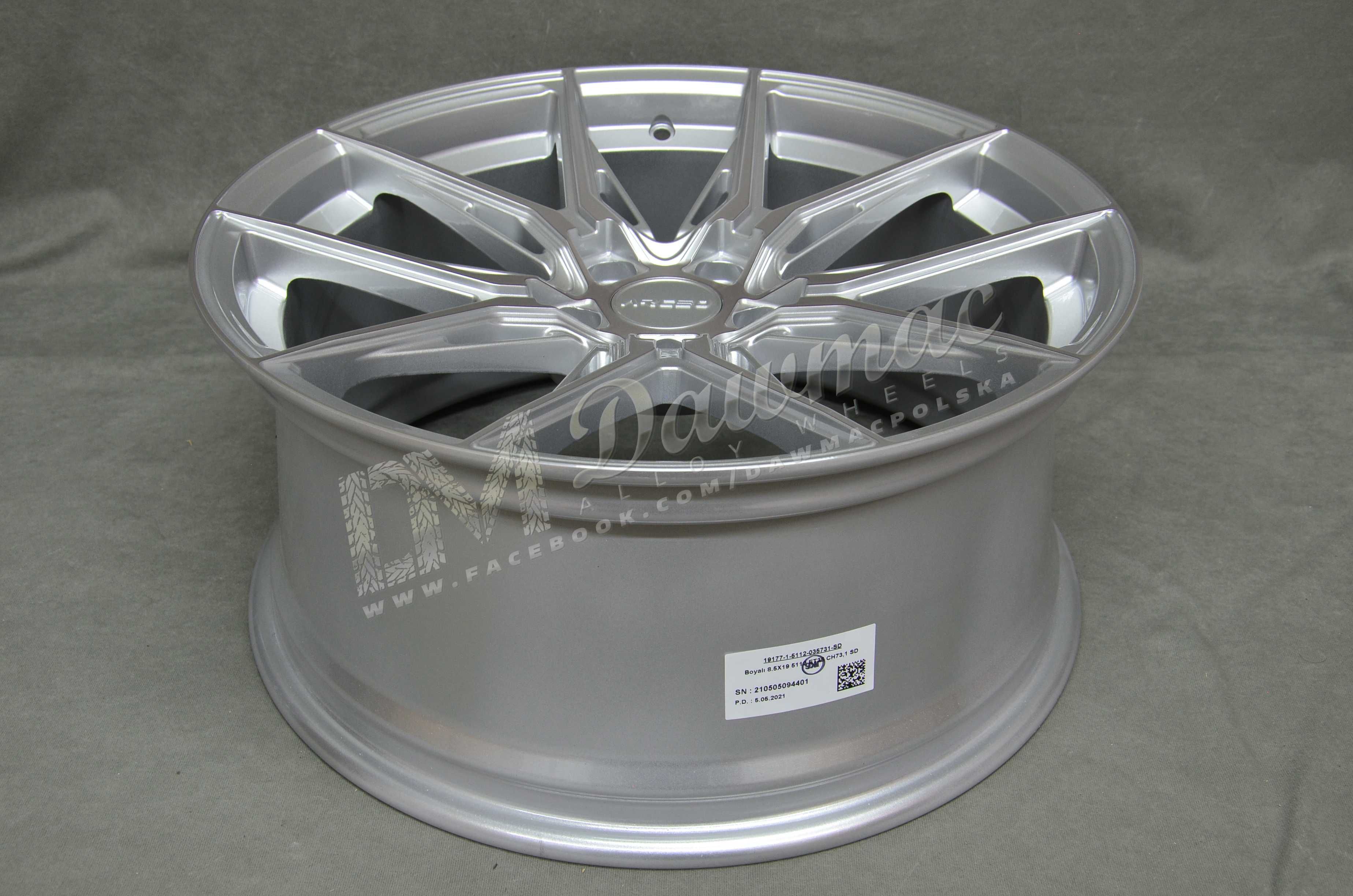 Felgi Arceo Marceille 19" Silver Diamond 5x108/5x112/5x114,3/5x120