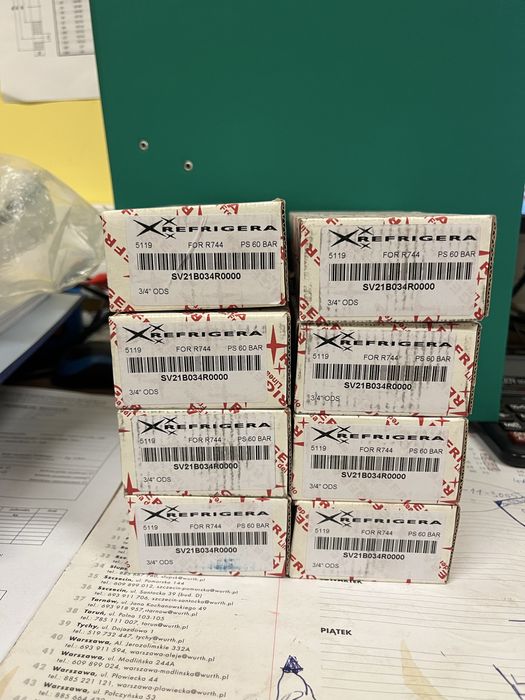 Zawór kulowy refrigera na r744 60bar