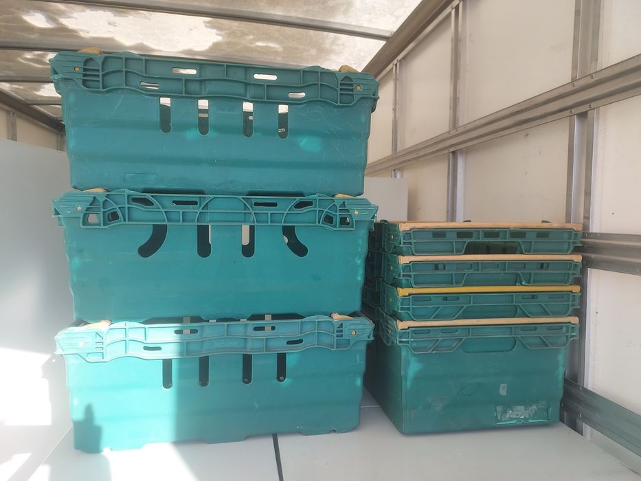 Pojemnik dużo skrzynka euro kosz box plastikowa transportowa magazyno