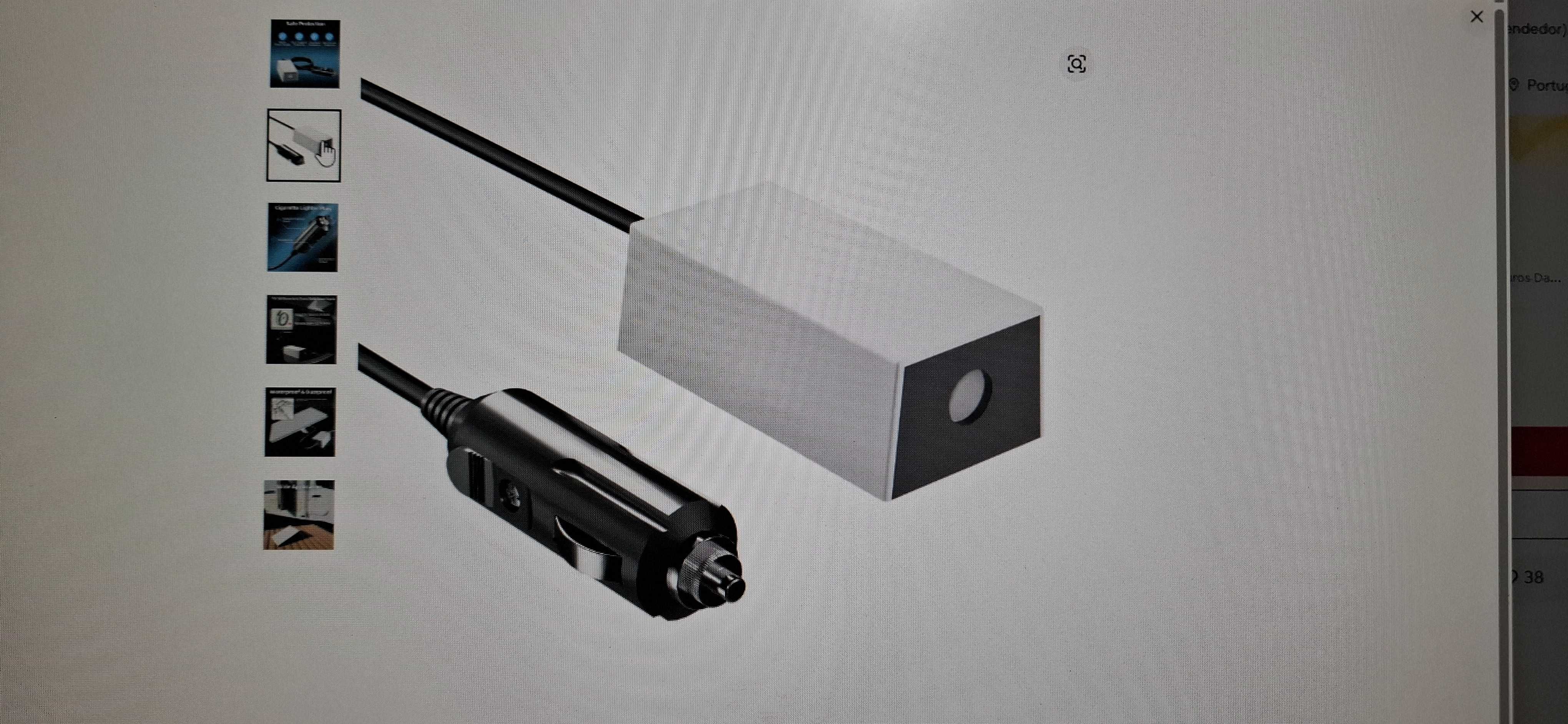 Starlink mini adapt 67w carreg. carro conv. regulador dc-dc 12v-36v.